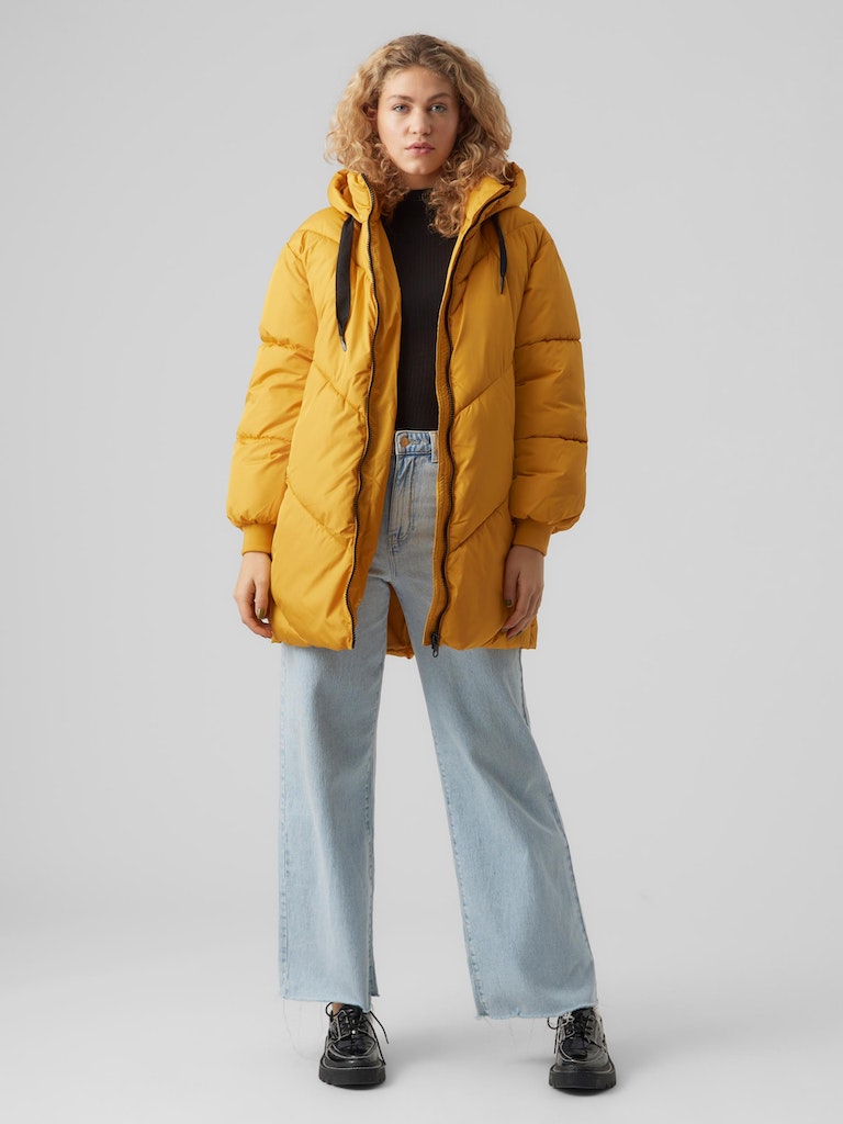 FINAL SALE- Beverly puffer coat, GOLDEN YELLOW, large