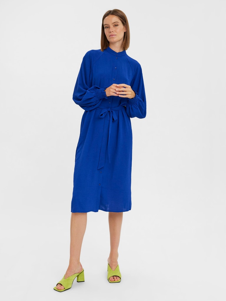 Janni maxi shirt dress, SODALITE BLUE, large