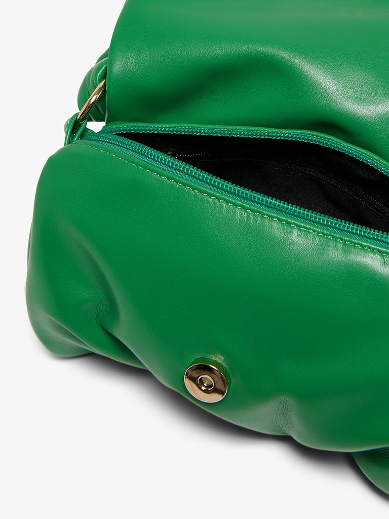 Moon faux leather handbag, LUSH MEADOW, large