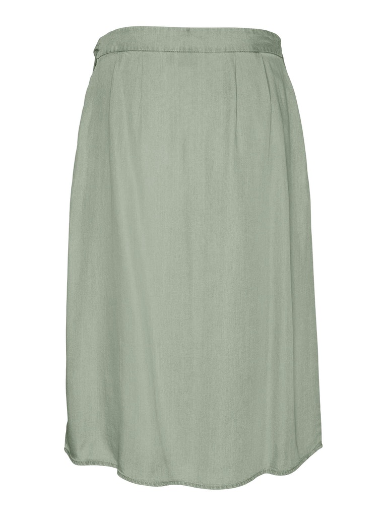 FINAL SALE- Liliana wrap midi skirt, DESERT SAGE, large