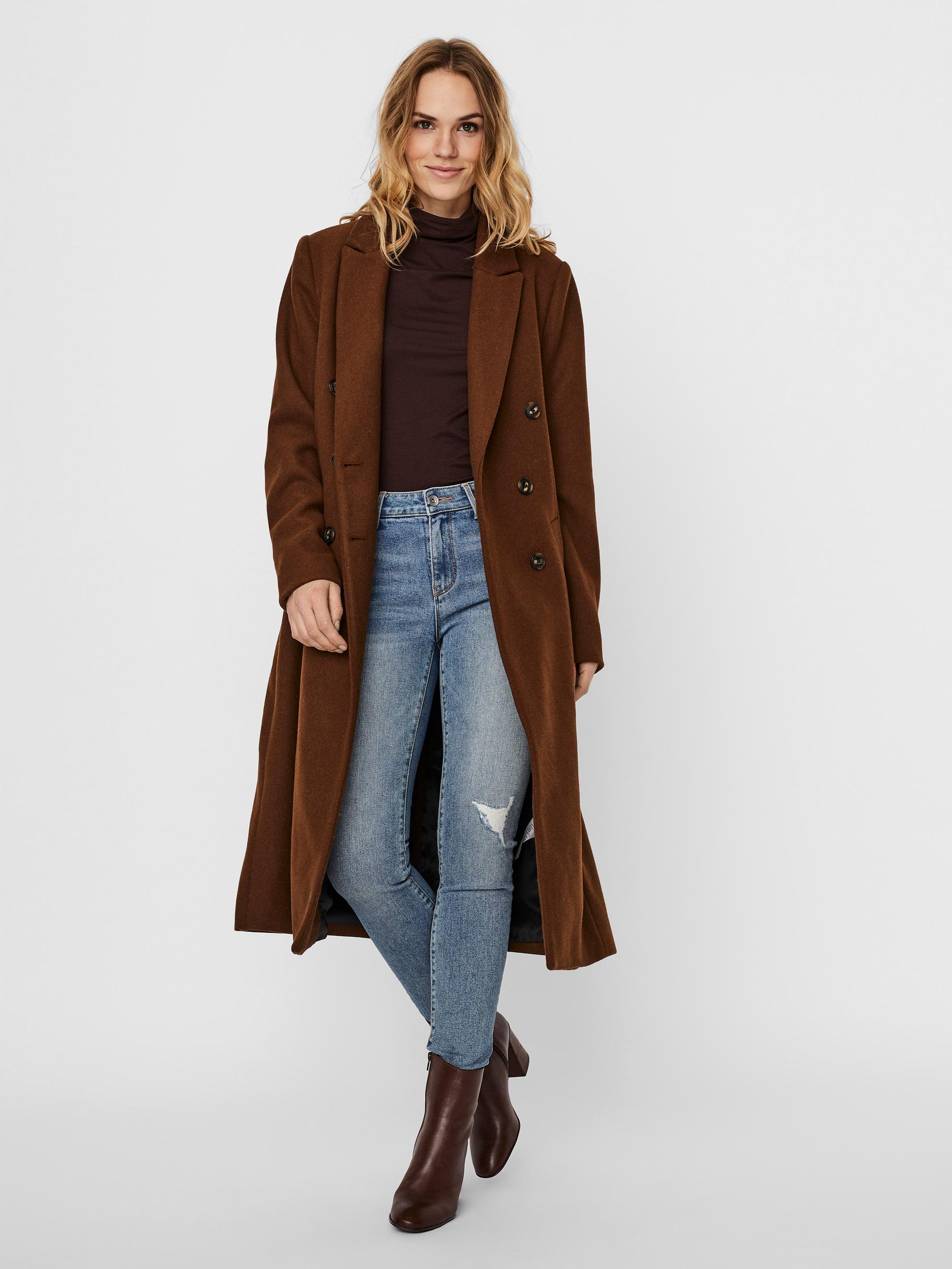 Rendition Genre Forfatning Vero Moda | Olivia double breasted wool-blend coat