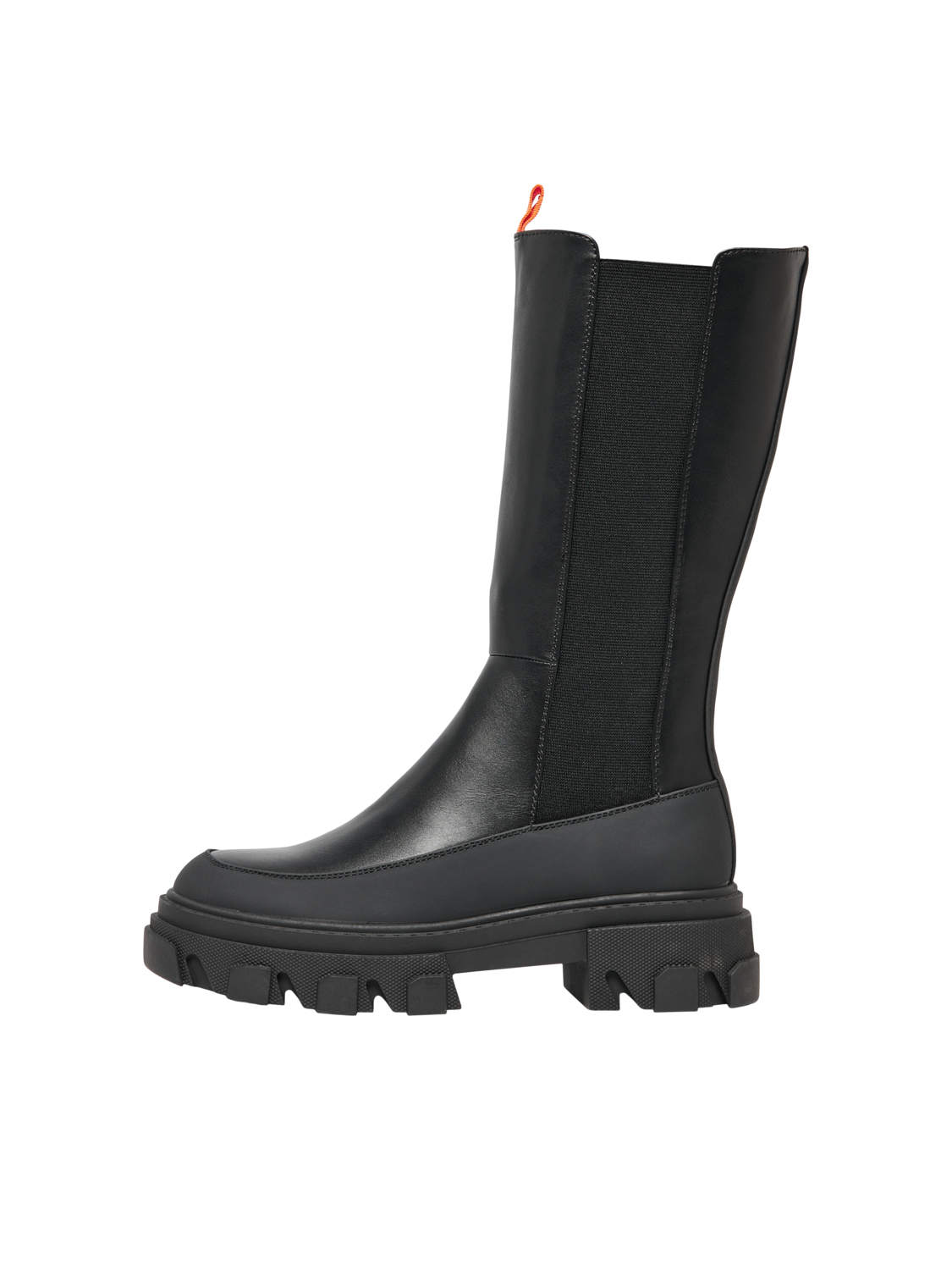 FINAL SALE - Tola faux leather boots, BLACK, large