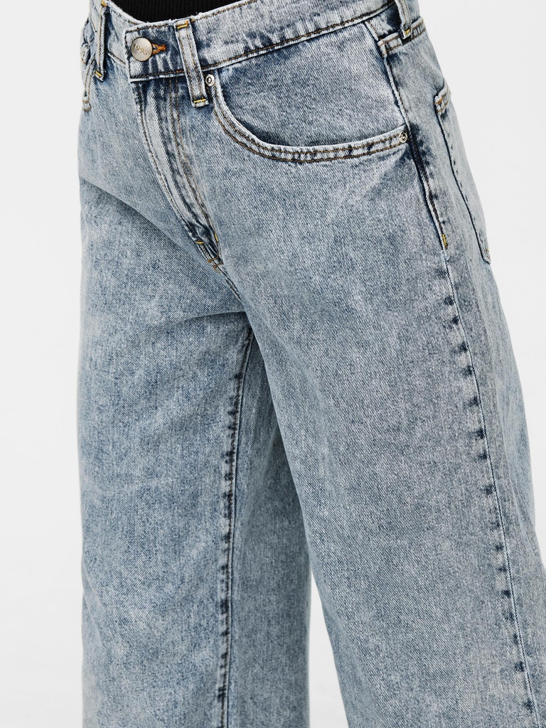 Hope super high waist wide fit jeans, LIGHT BLUE DENIM, large