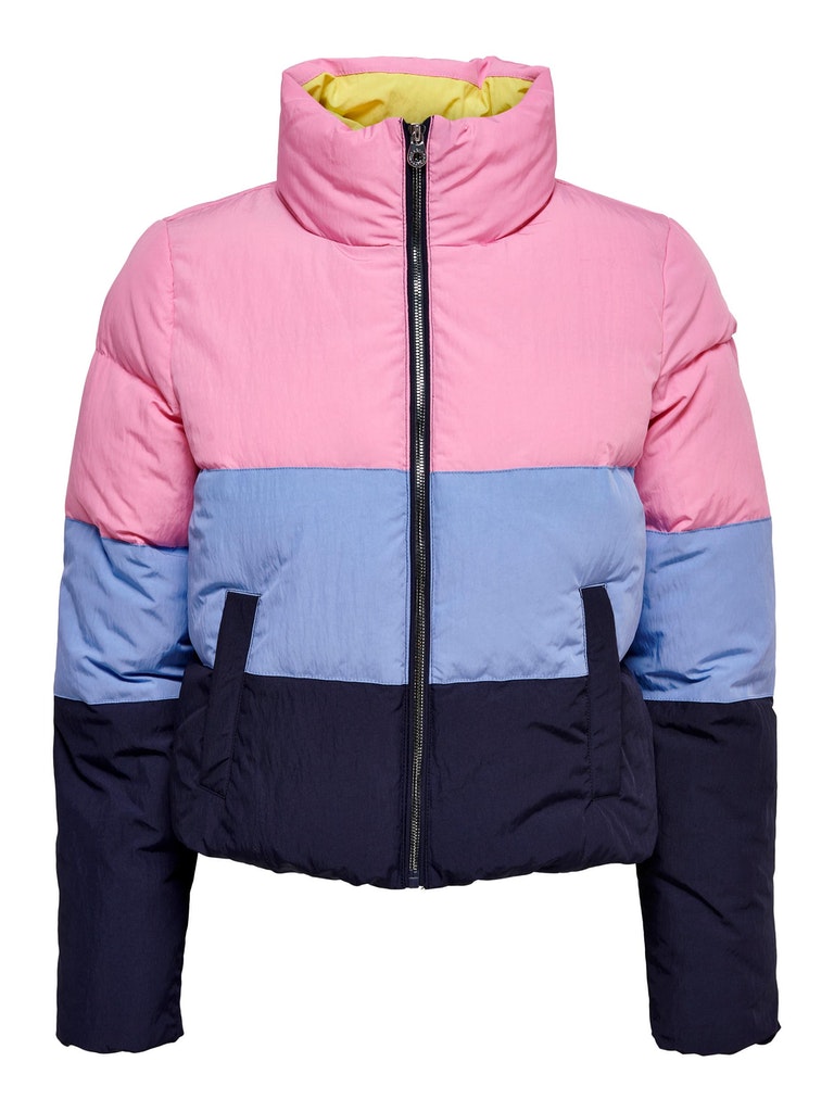 Dolly short colourblock puffer jacket, ULTRAMARINE, large