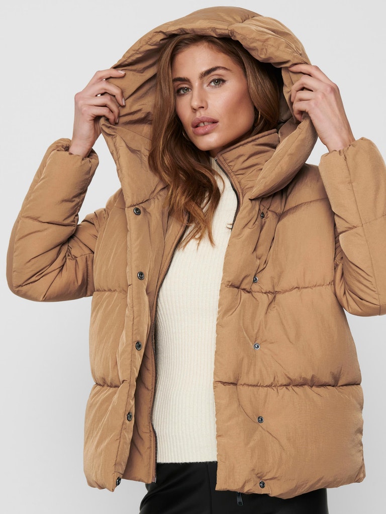 FINAL SALE- Sydney hooded puffer jacket, , large