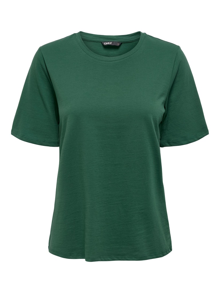 ONLY plain cotton t-shirt, HUNTER GREEN, large