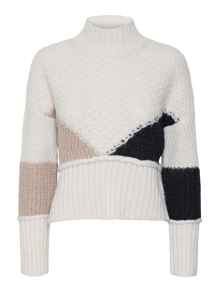 Bien colourblock pointelle sweater, BIRCH&BLACK, large