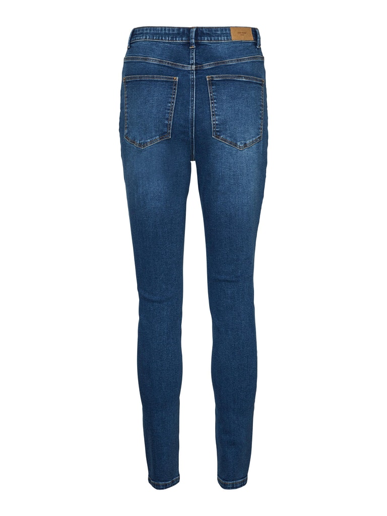 Sandra super-high waist skinny fit jeans, MEDIUM BLUE DENIM, large