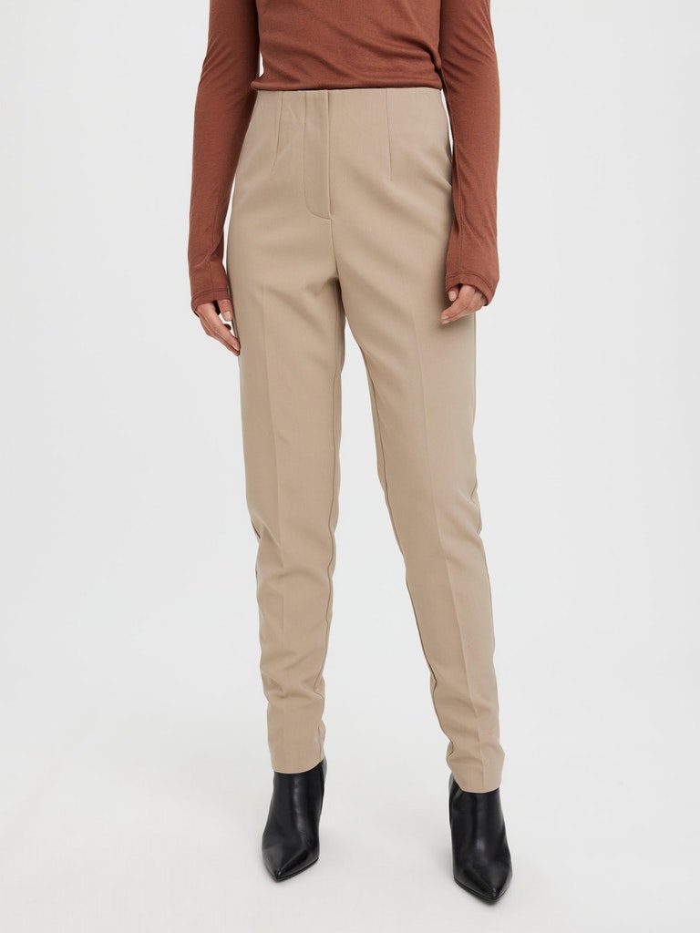 Sandy high-waist tapered pants, , large