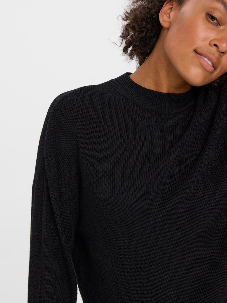 Lexsun boxy sweater, BLACK, large