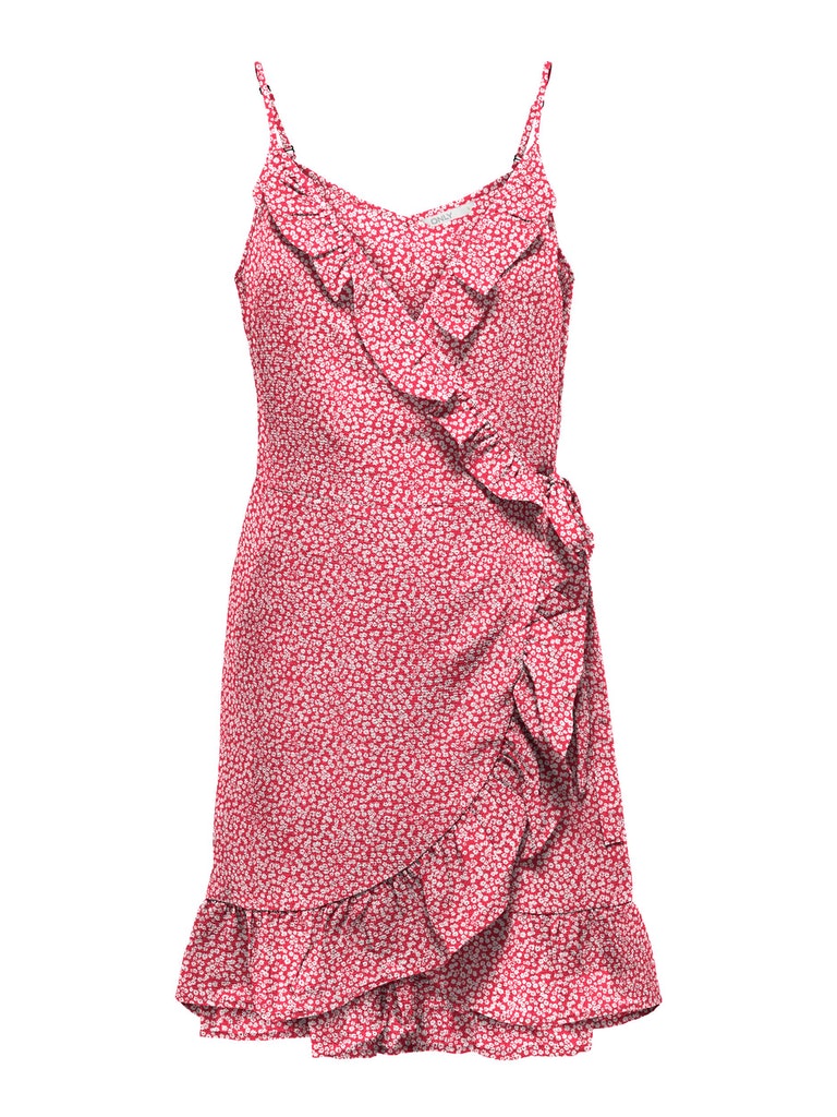 FINAL SALE - Nova ruffle wrap mini dress, , large