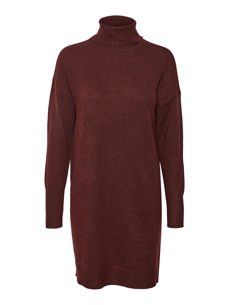 Brilliant turtleneck sweater dress, WINETASTING, large
