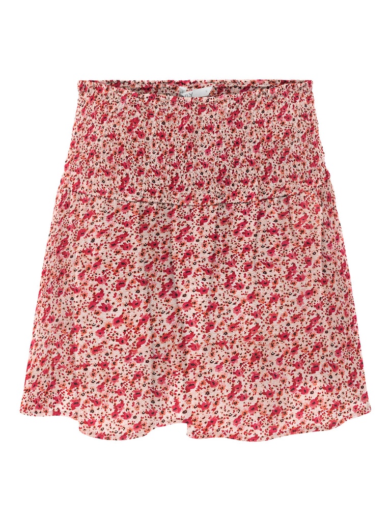 Ella smock waist mini skirt, FUSCHIA PURPLE, large