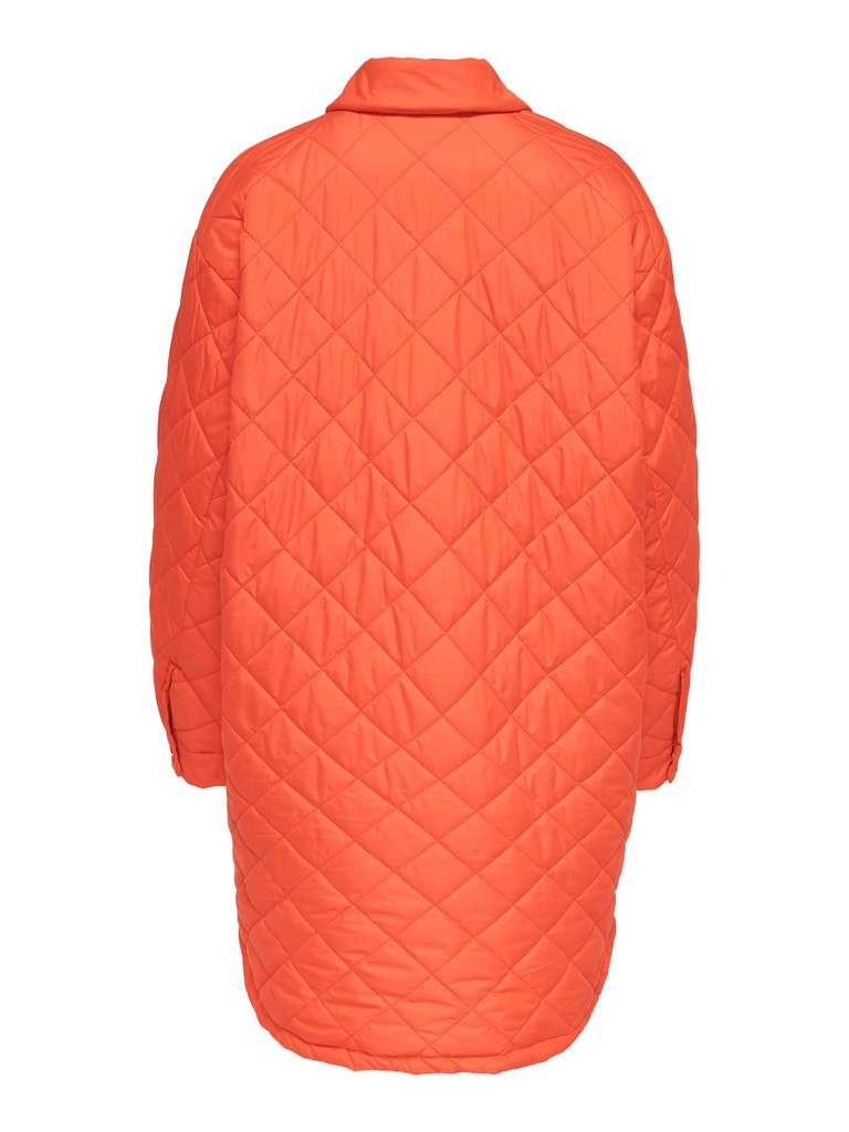 Tanzia long quilted shacket, CHERRY TOMATO, large