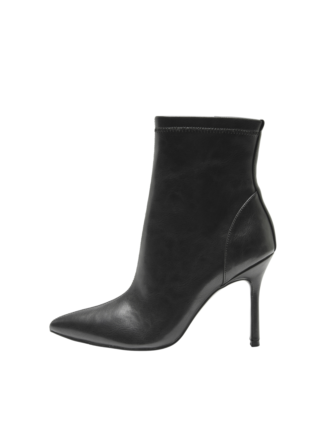 FINAL SALE- Cali stiletto heel ankle boots, BLACK, large