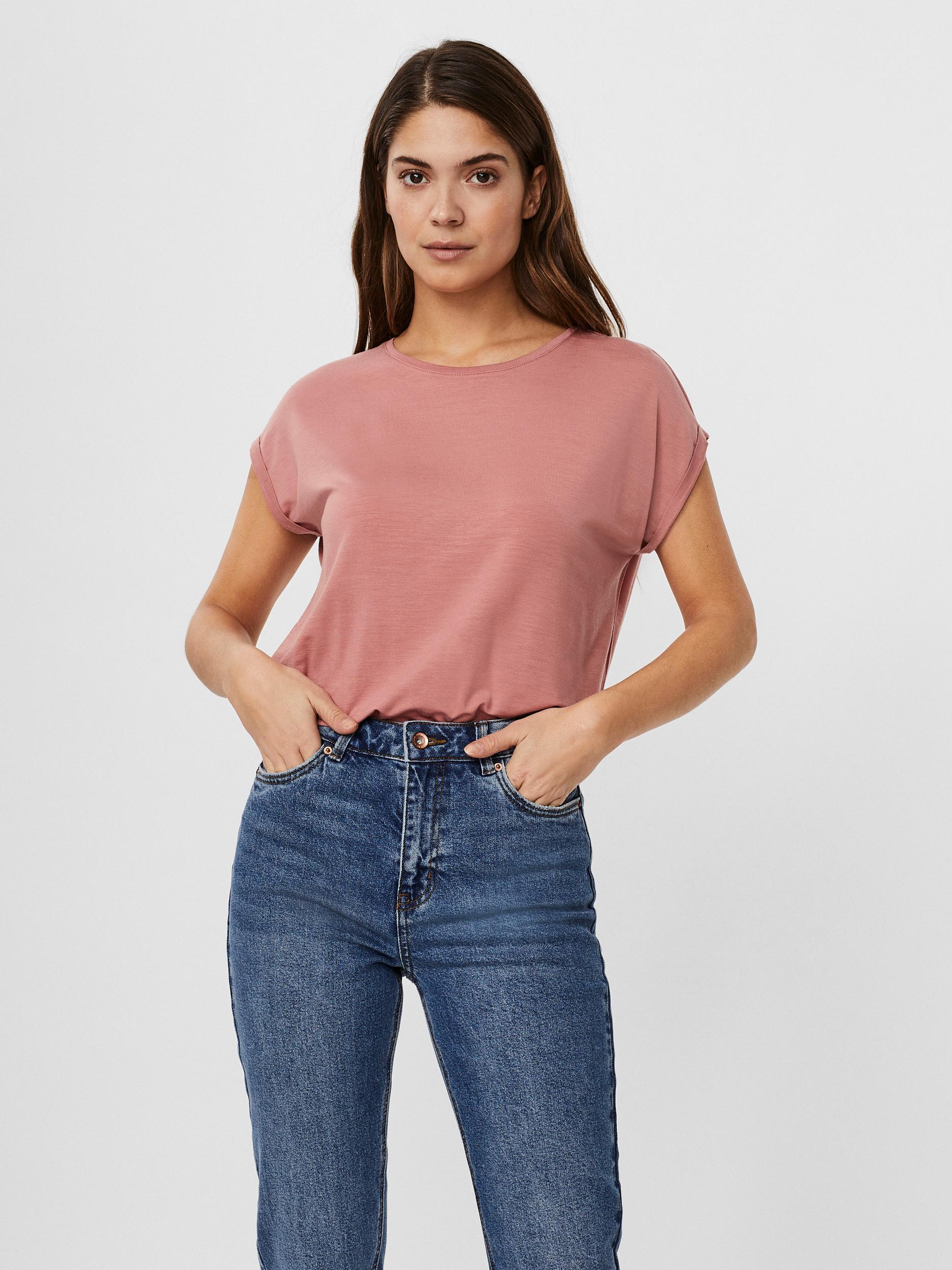 AWARE | Ava T-Shirt, OLD ROSE, large