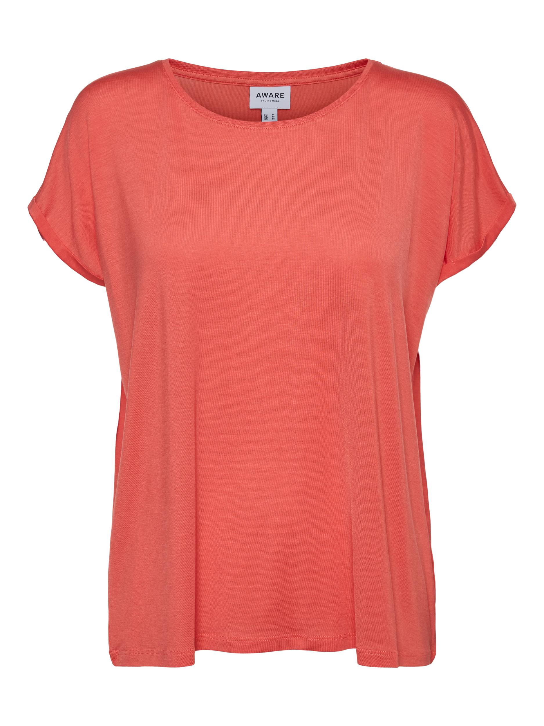 FINAL SALE- AWARE | Ava T-Shirt, SPICED CORAL, large