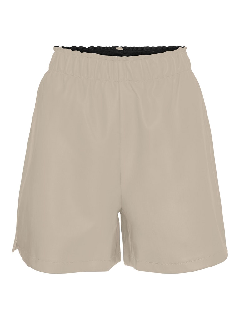 FINAL SALE- Viola high elastic waist coated shorts