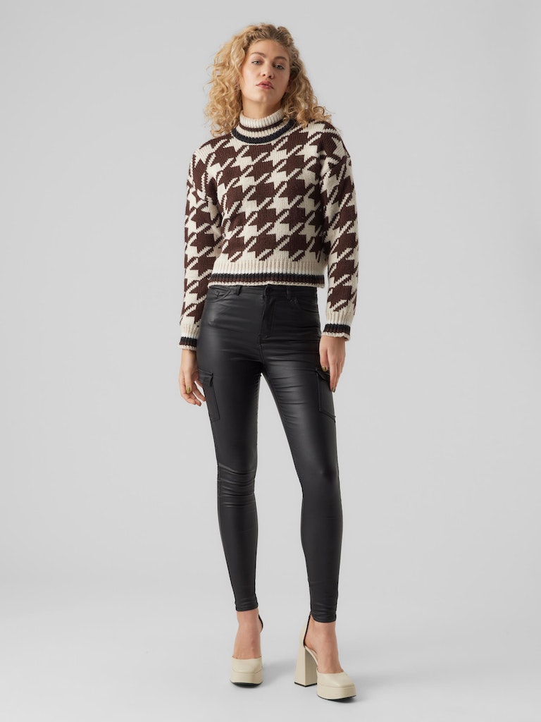Alecia houndstooth sweater, BIRCH, large