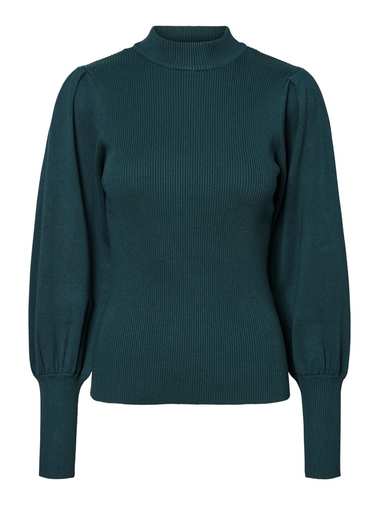FINAL SALE - Willow high neck knit sweater, SEA MOSS, large