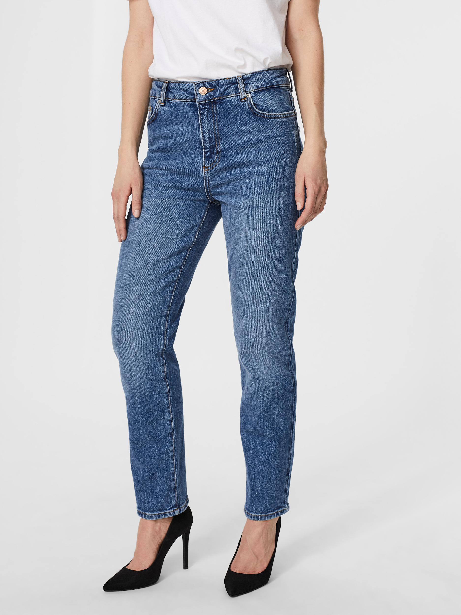 FINAL SALE - Clara high waist straight fit jeans