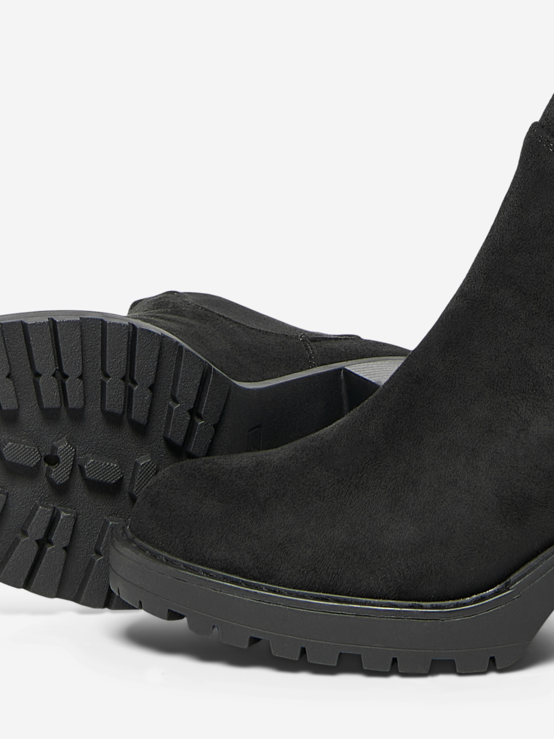 Barabara over-the-knee heeled boots, BLACK, large