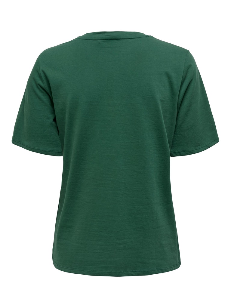 ONLY plain cotton t-shirt, HUNTER GREEN, large