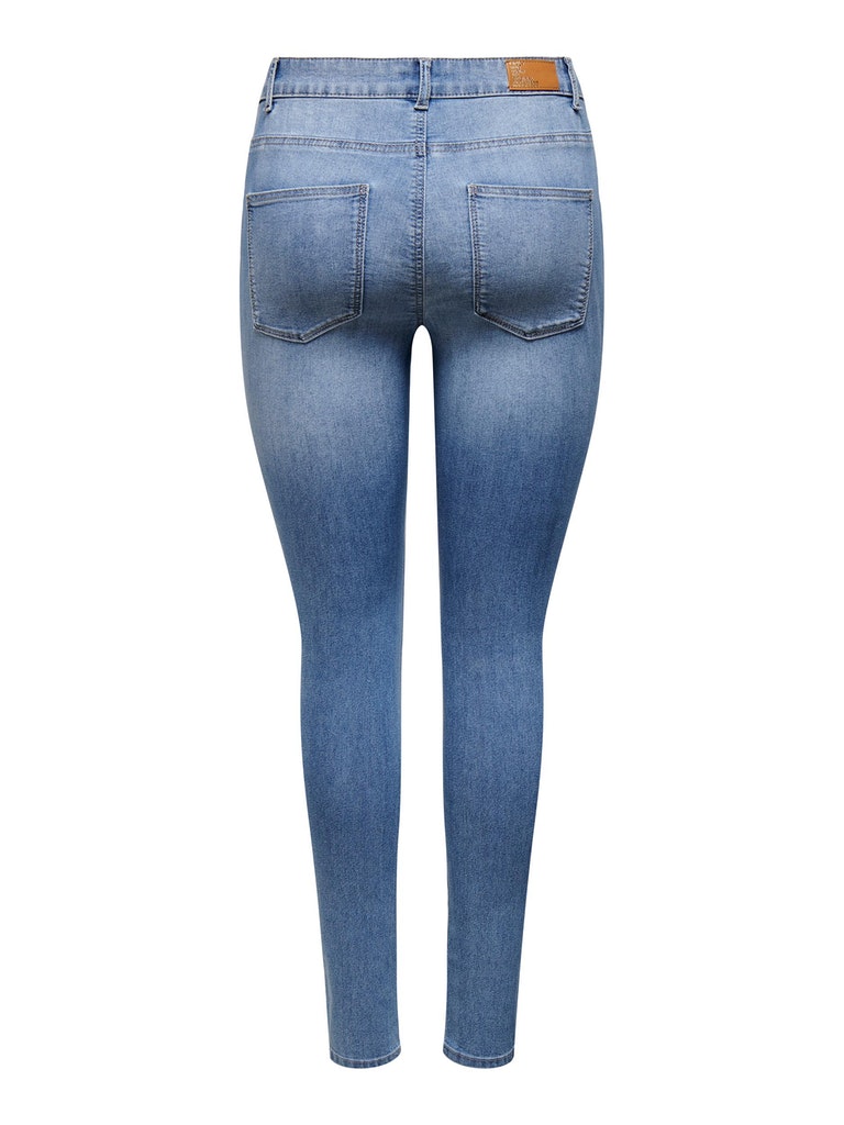 Iris high waist skinny fit jeans, LIGHT BLUE DENIM, large