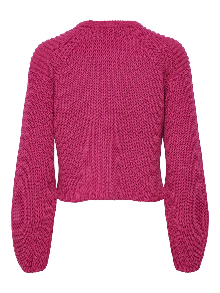 VENTE FINALE - Chandail écourté en tricot Elysia, ROSE, large