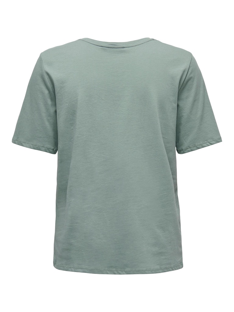 ONLY plain cotton t-shirt, SEA SPRAY, large