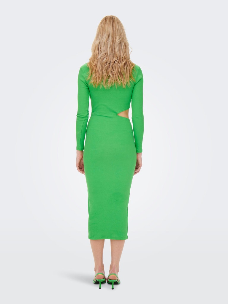 FINAL SALE - Lina maxi cutout dress, CLASSIC GREEN, large