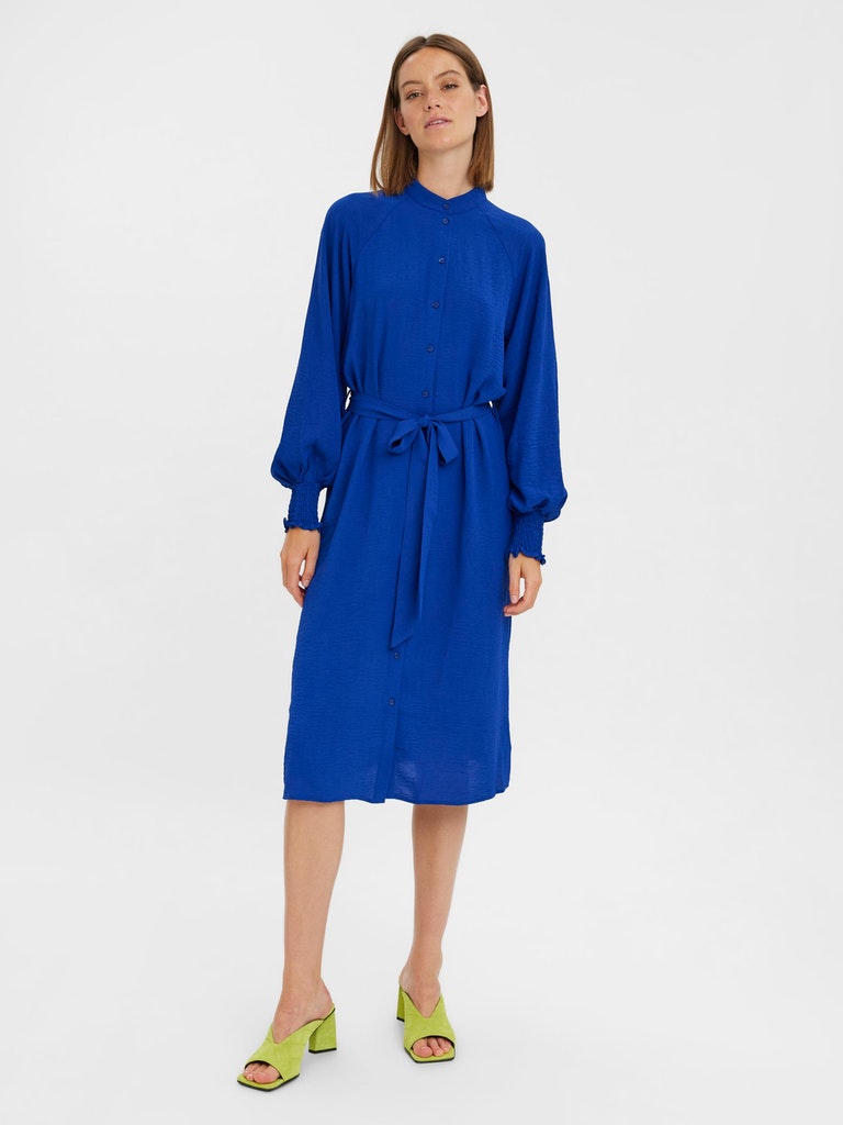 Janni maxi shirt dress, SODALITE BLUE, large