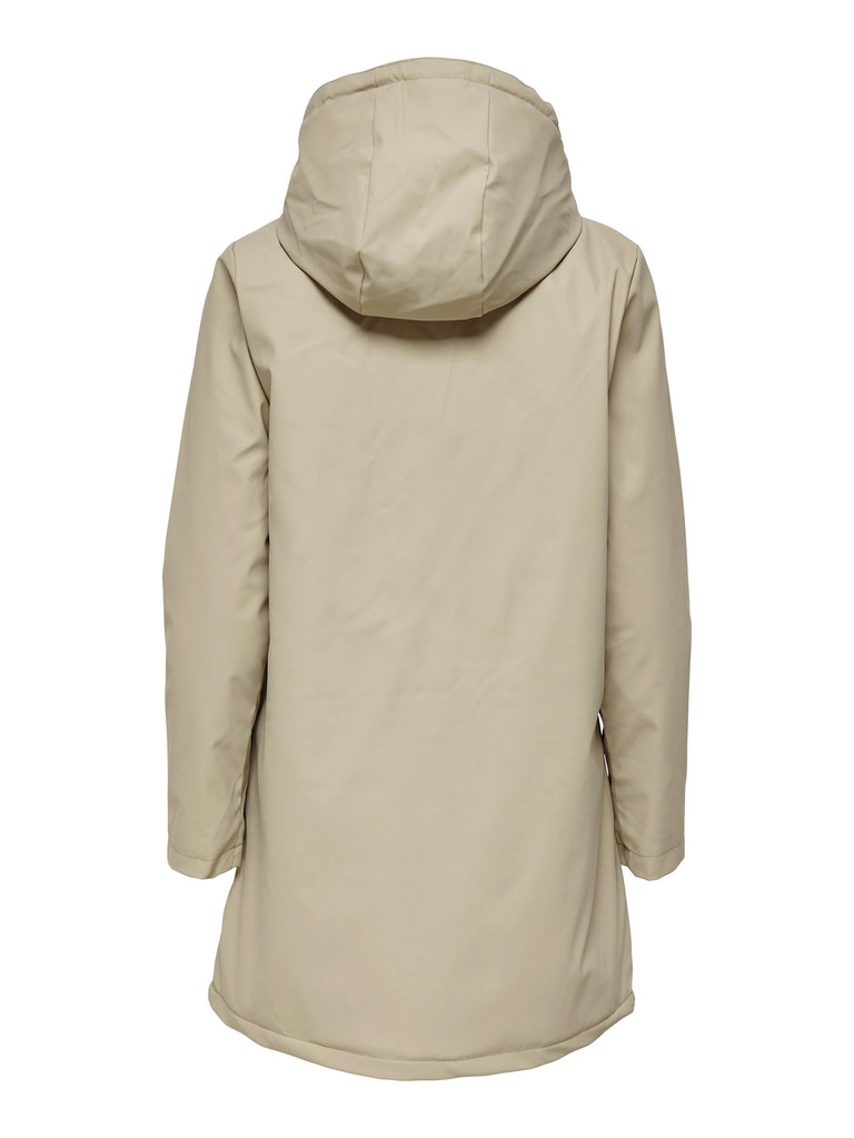 FINAL SALE - Sally Sherpa Lined Raincoat, CROCKERY, large