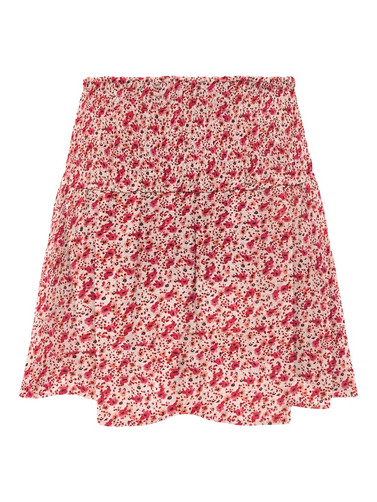 Ella smock waist mini skirt, FUSCHIA PURPLE, large