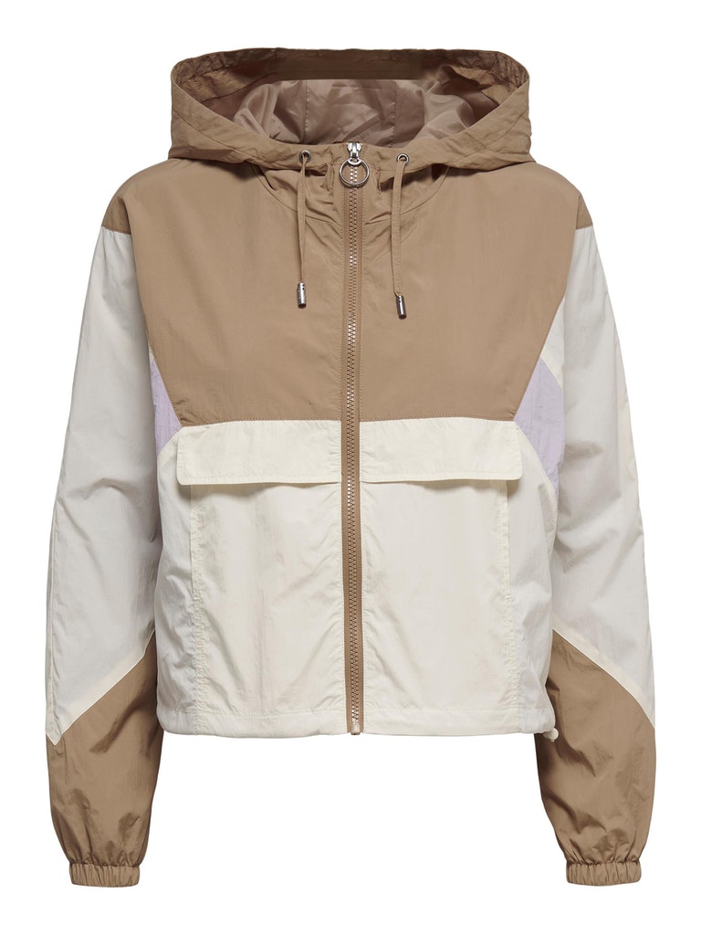 Jose colour block spring jacket, TIGERS EYE, large