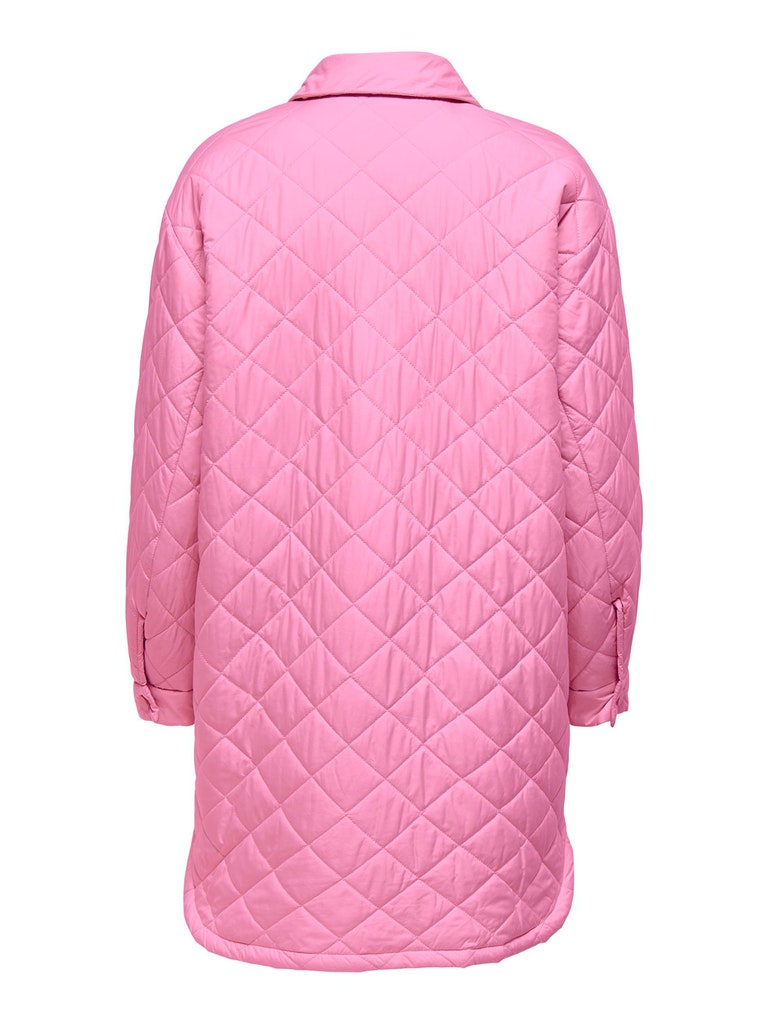 FINAL SALE- Tanzia long quilted shacket, BONBON, large