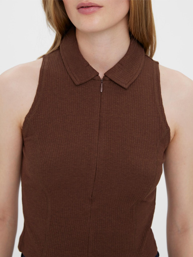 FINAL SALE- AWARE | Verly half-zip cropped top, CARAFE, large