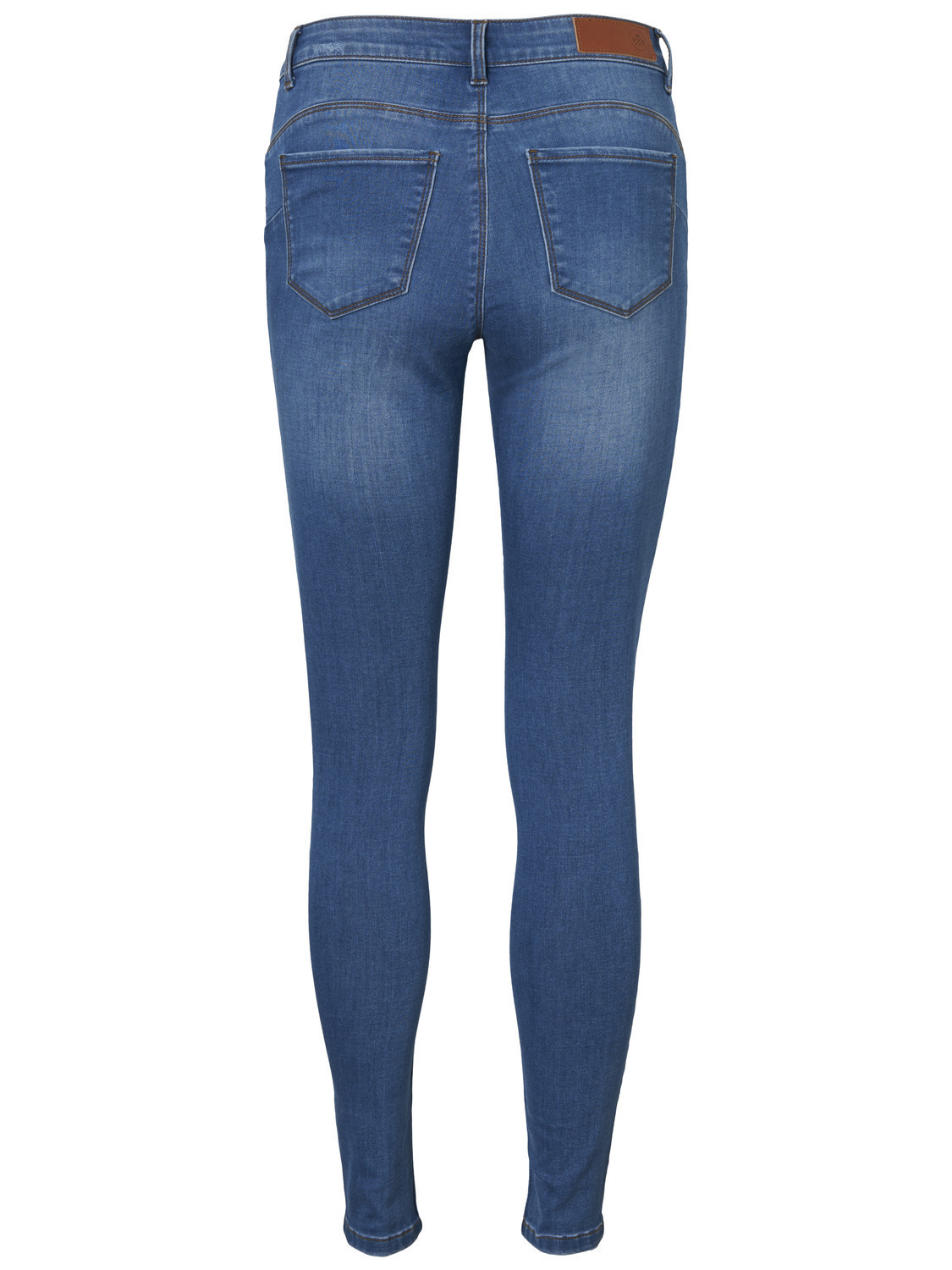 FINAL SALE - Seven mid waist slim fit jeans, MEDIUM BLUE DENIM, large