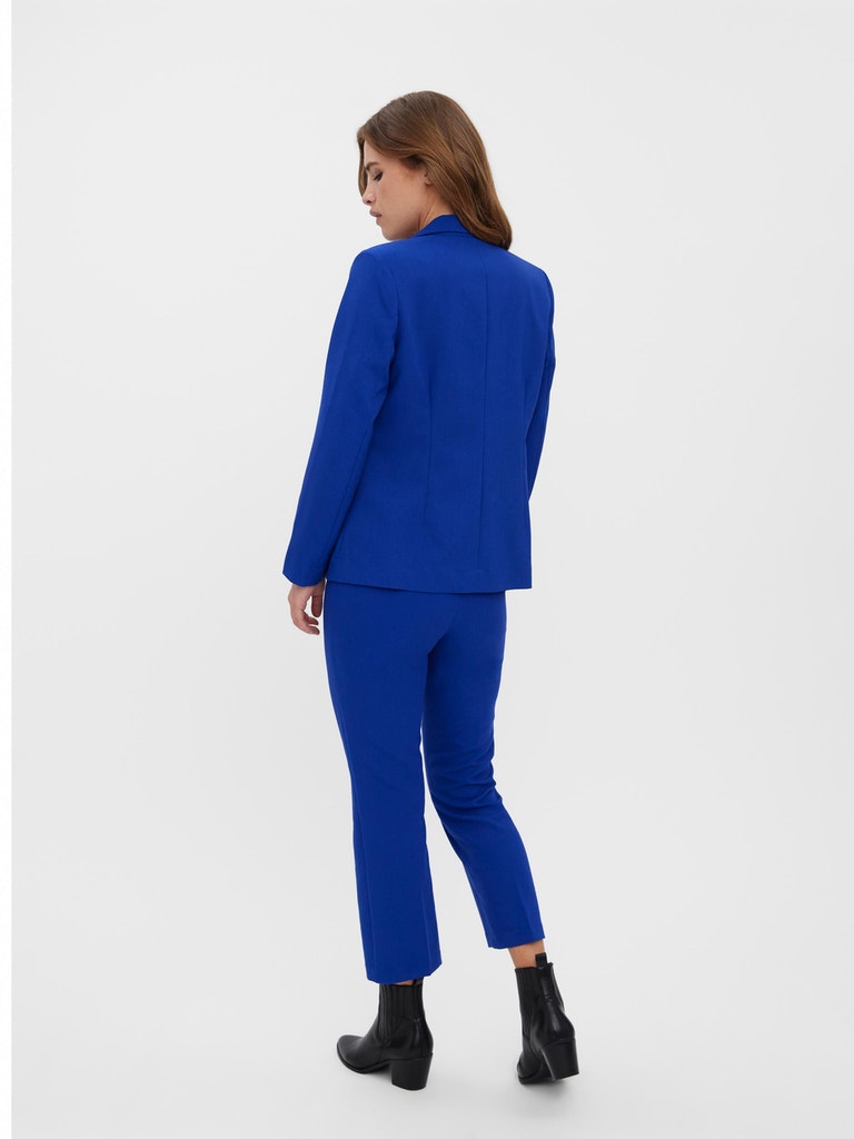 Sandy single-button slim fit blazer, SODALITE BLUE, large