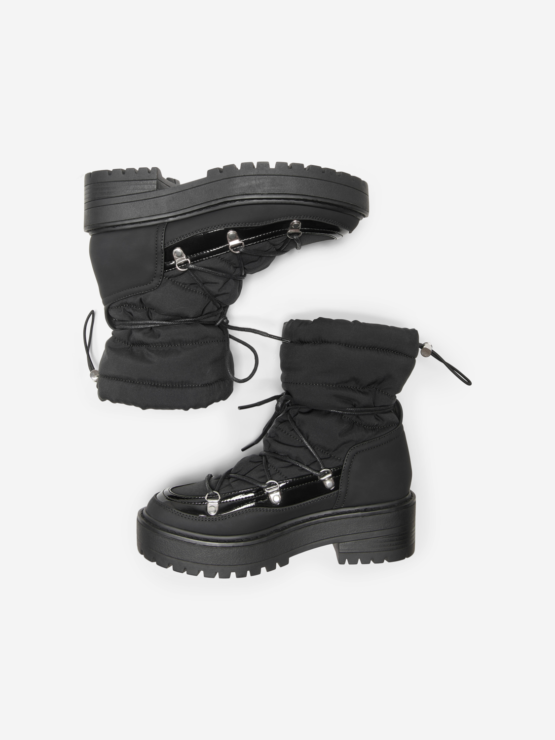 Brandie moon boots, BLACK, large
