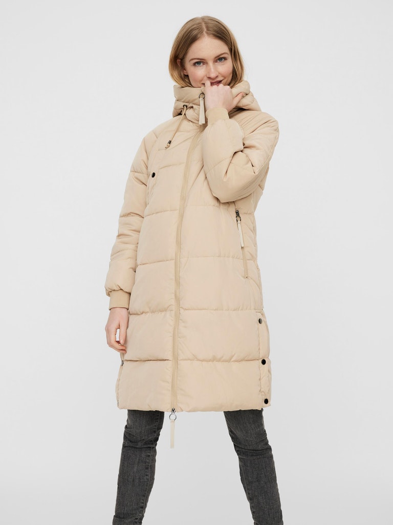 bakke opadgående Ydeevne Vero Moda | Laura long hooded puffer coat